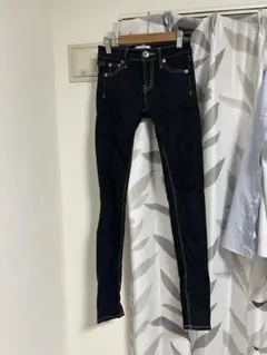 GYDA スキニーデニム XXS 黒