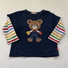 ミキハウス　長袖　カットソー　トレーナー　90