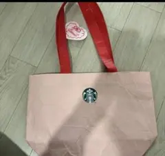 【韓国限定 】スターバックス バレンタイン リユーザブルバッグ ピンク