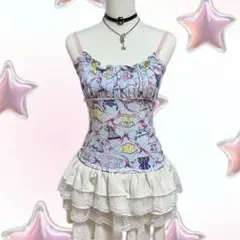 y2k 姬ギャル グランジ キャミソールfairycore 森ギャル 未使用