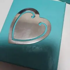 TIFFANY ティファニーブックマーカー SV ハート マネークリップ 栞