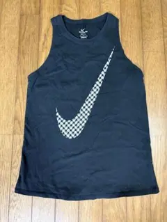 NIKE タンクトップ ブラック 千鳥格子柄　Mのサムネイル