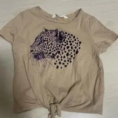 H&M ヒョウプリント 130cm Tシャツ