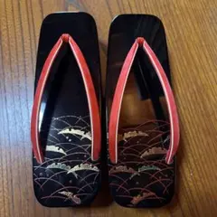 下駄　雨カバー付き、心斎橋てんぐ