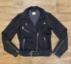 ライターズジャケット！GAPのジーンズ生地（黒）