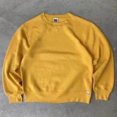 90s Russell USA製 無地 スウェット 黄色 Sのサムネイル