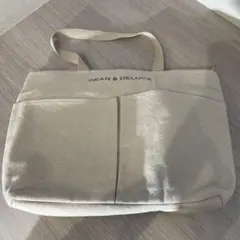 DEAN & DELUCA 保冷機能付きコットン素材のロゴトートバッグ GROW