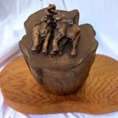 象の装飾 ボックス アンティーク 雑貨 多目的 ボックス 置物 レトロ