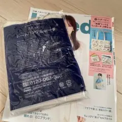 SNOOPY 優しい気持ちになれる♡笑顔トート＆ミニポーチ2個セット