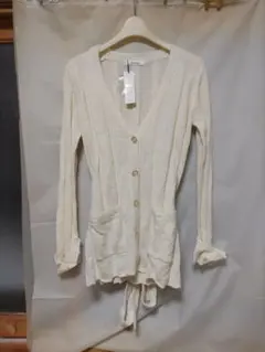 ◆未使用白のニットカーディガンMサイズ