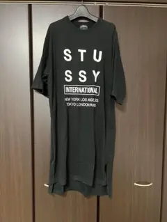 ステューシー　ロングシャツワンピース
