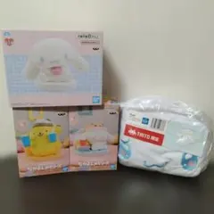 サンリオ　グッズ　フィギュア　ブランケット　ライト　シナモロール　ポムポムプリン