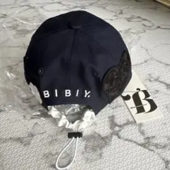 新品未使用】Bibiy. ロゴキャップ 帽子 ネイビー - メルカリ