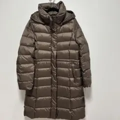 23区　ブラウン フード付き ロングダウンジャケット L