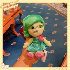 【最新☆正規品】ムカムカ　インサイドヘッド　肩のせぬいぐるみ　香港ディズニー