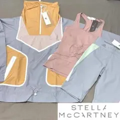 M アディダス　ステラマッカートニー　ナイロンジャケット　ハーフタイツ　セット