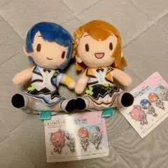 プロジェクトセカイ　ふわぷちミニぬいぐるみ　桐谷遥　花里みのり
