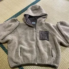 アウター　ブルゾン　ボレロ　ベージュ　茶色　アドレセンス　FREE レディース