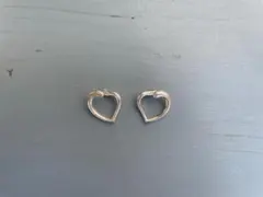 4℃ヨンドシー シルバーハートのイヤリング