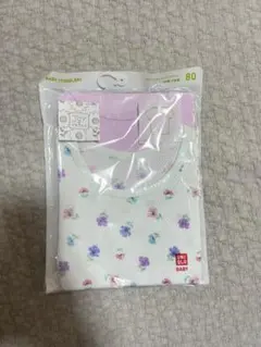 ユニクロ★半袖 コットン メッシュ インナー 肌着 2枚セット 80