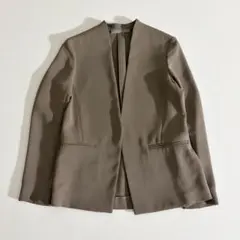 セオリーリュクス 洗えるノーカラージャケット GiLL