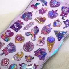 キャンディシール 5枚セット 立体ホログラムシール