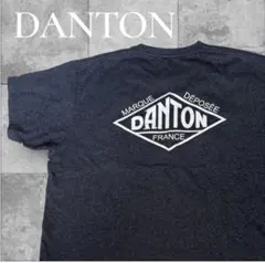DANTON ショートスリーブ ロゴTシャツ チャコール Lサイズのサムネイル