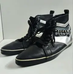 希少 清春着 ムーンエイジデビルメント スタッズスニーカー 41 黒