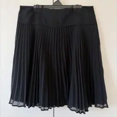 INC プリーツスカート ブラック 黒 サイズ10 膝丈 XLサイズ レディース
