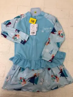 13）ディズニー キッズ 水着2点セット アナと雪の女王 120