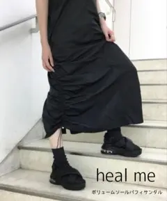 heal me ボリュームソールパフィサンダル 厚底 パデッドサンダルのサムネイル