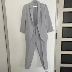 1回のみ美品 UNITED ARROWS ブルーグレー パンツスーツ 36