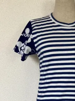 コムデギャルソンコムデギャルソン 半袖Tシャツ ボーダー ハワイ柄 XSのサムネイル
