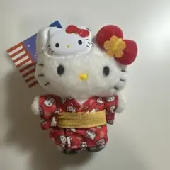 希少レア ハローキティ 浴衣姿 ぬいぐるみ サンリオ 非売品 星柄