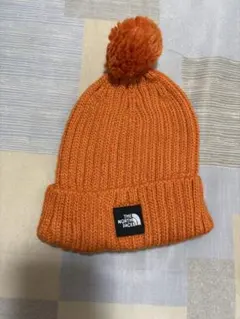 p*様 THE NORTH FACE オレンジ ベビー帽子　ノースフェイス