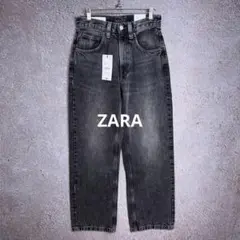ZARA ザラ バギーフィットデニムパンツ カーボン EUR34