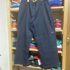 genuine Dickies ネイビー ワークパンツ　ダブルニー