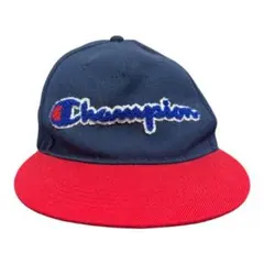 Champion キャップ ネイビー レッド