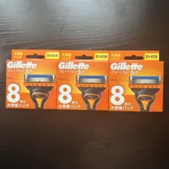 Gillette フュージョン 5+1 電動 替刃 8個入 3箱セット - メルカリ