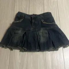 デニムプリーツミニスカート WEGOのサムネイル