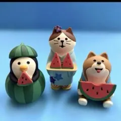 デコレ コンコンブル 猫 スイカ ねこりょーしか セット - メルカリ