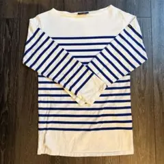 SAINT JAMES 長袖 ボーダー カットソー フランス製 ホワイト・ブルーのサムネイル