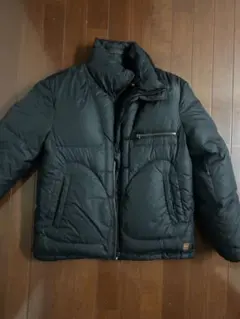 【美品】Hugo ダウンコート ブラック HUGO BOSS (ヒューゴボス) フード フルジップ 中綿 コート HB50498000