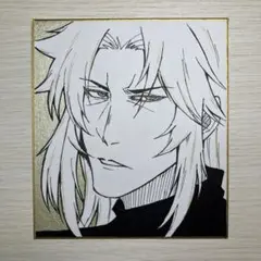 オリジナル イラスト ミニ色紙 アナログ 手描き