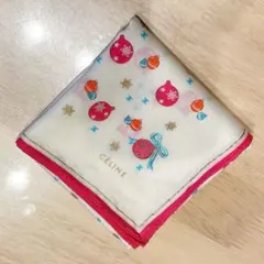 ほぼ未使用✨ CELINE セリーヌ ハンカチ クリスマスオーナメント ピンク
