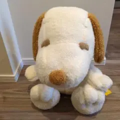 スヌーピーのぬいぐるみ ホワイトとブラウン