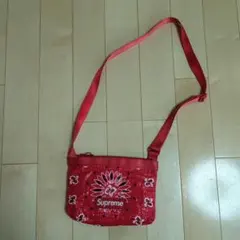 Supreme　ショルダー　ペイズリー柄　レッドのサムネイル