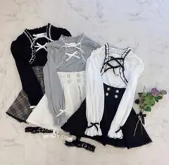 【couture by ROJITA】配色リボンボレロ風tops