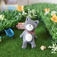 ノーティーアニマル　マスコット　ネコ　オブジェ　置物　人気　丸和貿易