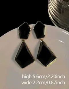 ピアス　イヤリング　結婚式　ブラック　ウエディングアクセサリー